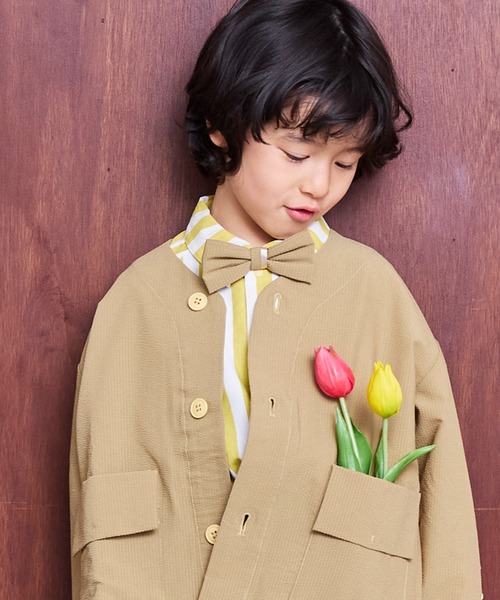 MARKEY'S（マーキーズ）の「ポリサッカー蝶ネクタイ（蝶ネクタイ・キッズ・ベージュ/ブラック・FREE）」の7枚目の写真