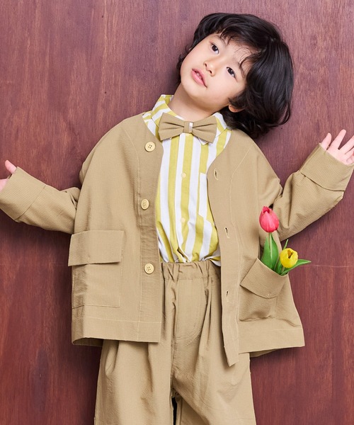 MARKEY'S（マーキーズ）の「ポリサッカー蝶ネクタイ（蝶ネクタイ・キッズ・ベージュ/ブラック・FREE）」の8枚目の写真