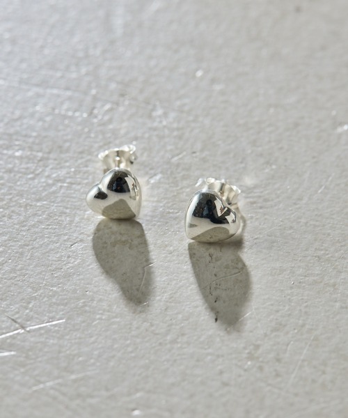 COLLAGE GALLARDAGALANTE（コラージュガリャルダガランテ）の「Sivelle./Silver925ハートピアス（ピアス（両耳用）・レディース・シルバー・FREE）」の5枚目の写真