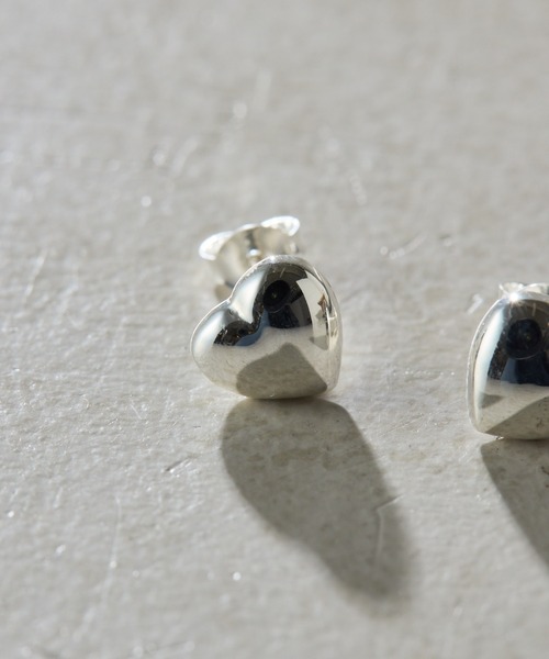 COLLAGE GALLARDAGALANTE（コラージュガリャルダガランテ）の「Sivelle./Silver925ハートピアス（ピアス（両耳用）・レディース・シルバー・FREE）」の6枚目の写真