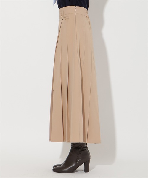 AND COUTURE(アンドクチュール)の「アシメプリーツスカート(スカート・レディース・サックスブルー/キャメル/チャコールグレー・MEDIUM/SMALL)」の22枚目の写真
