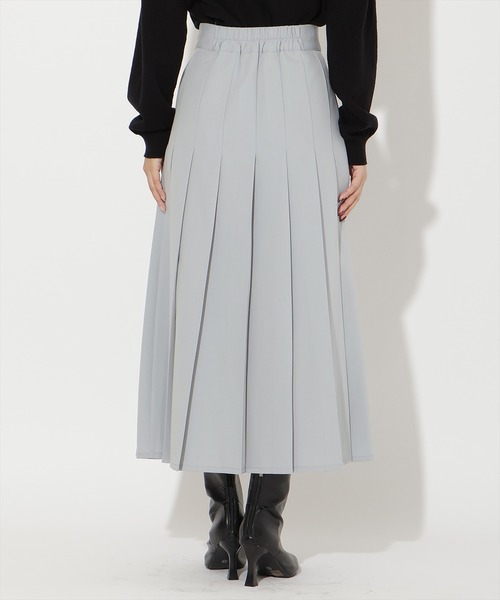 AND COUTURE(アンドクチュール)の「アシメプリーツスカート(スカート・レディース・サックスブルー/キャメル/チャコールグレー・MEDIUM/SMALL)」の14枚目の写真