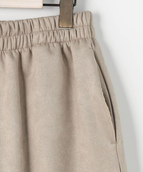 Grand PARK（グランドパーク）の「【セット企画】ディアスキン レイヤード風パーカー＋スカート（ワンピース・レディース・チャコールグレー・FREE）」の10枚目の写真