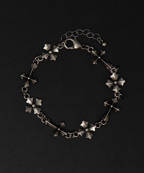 WEGO(ウィゴー)の「WEGO/クロスチェーンブレス(ブレスレット・メンズ・その他2/その他1・FREE)」の1枚目の写真