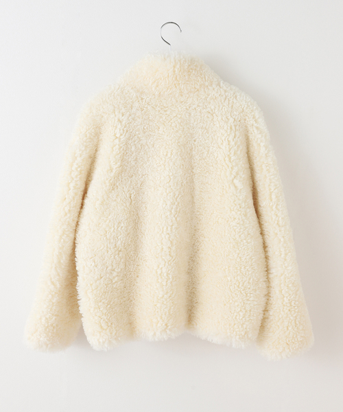 plage（プラージュ）の「minou furly コート（その他アウター・レディース・ホワイト・FREE）」の7枚目の写真