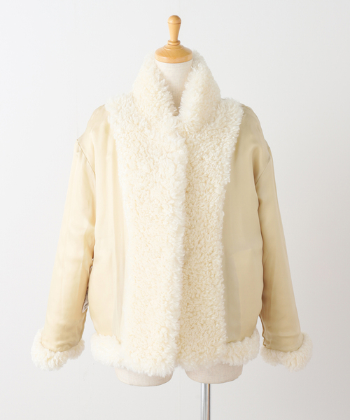plage（プラージュ）の「minou furly コート（その他アウター・レディース・ホワイト・FREE）」の9枚目の写真