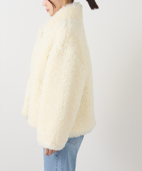 plage（プラージュ）の「minou furly コート（その他アウター・レディース・ホワイト・FREE）」の14枚目の写真
