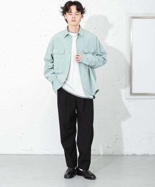 SENSE OF PLACE by URBAN RESEARCH(センスオブプレイスバイアーバンリサーチ)の「ダブルタックテーパードパンツ(その他パンツ・メンズ・ライトベージュ/ブラック/チャコールグレー・X-LARGE/MEDIUM/LARGE/SMALL)」の11枚目の写真