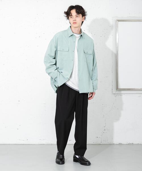 SENSE OF PLACE by URBAN RESEARCH(センスオブプレイスバイアーバンリサーチ)の「ダブルタックテーパードパンツ(その他パンツ・メンズ・ライトベージュ/ブラック/チャコールグレー・X-LARGE/MEDIUM/LARGE/SMALL)」の12枚目の写真