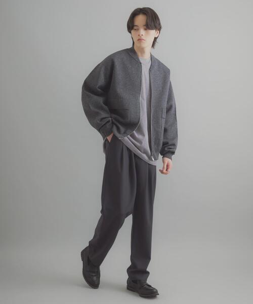 SENSE OF PLACE by URBAN RESEARCH(センスオブプレイスバイアーバンリサーチ)の「ダブルタックテーパードパンツ(その他パンツ・メンズ・ライトベージュ/ブラック/チャコールグレー・X-LARGE/MEDIUM/LARGE/SMALL)」の21枚目の写真