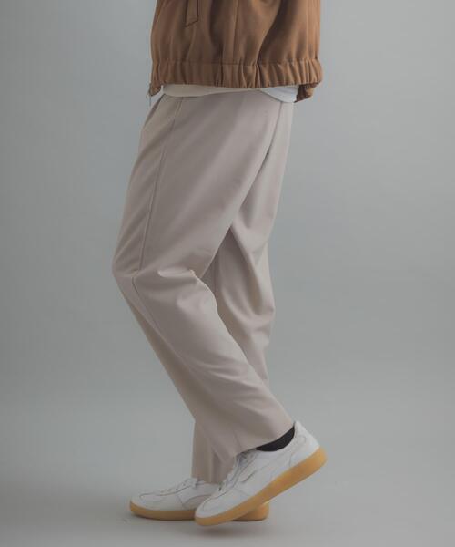 SENSE OF PLACE by URBAN RESEARCH(センスオブプレイスバイアーバンリサーチ)の「ダブルタックテーパードパンツ(その他パンツ・メンズ・ライトベージュ/ブラック/チャコールグレー・X-LARGE/MEDIUM/LARGE/SMALL)」の12枚目の写真