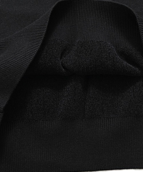 BENUSTA（ベヌスタ）の「『BENUSTA/ベヌスタ』ジグザグデザインニット【GC】（ニット/セーター・メンズ・ブラック/ホワイト・XL/L）」の16枚目の写真