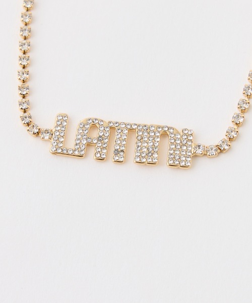 one after another NICE CLAUP（ワンアフターアナザーナイスクラップ）の「【Latini】ロゴブレスレット（ブレスレット・レディース・ゴールド/シルバー・FREE）」の12枚目の写真