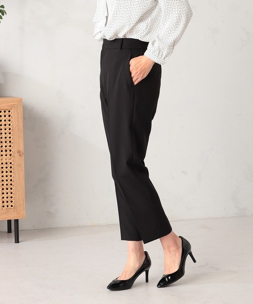 GALLORIA（ギャローリア）の「【セットアップで着られる】キレメクテーパードパンツ（その他パンツ・レディース・ネイビー/ブラック/ライトベージュ・L/LL/M/S）」の5枚目の写真