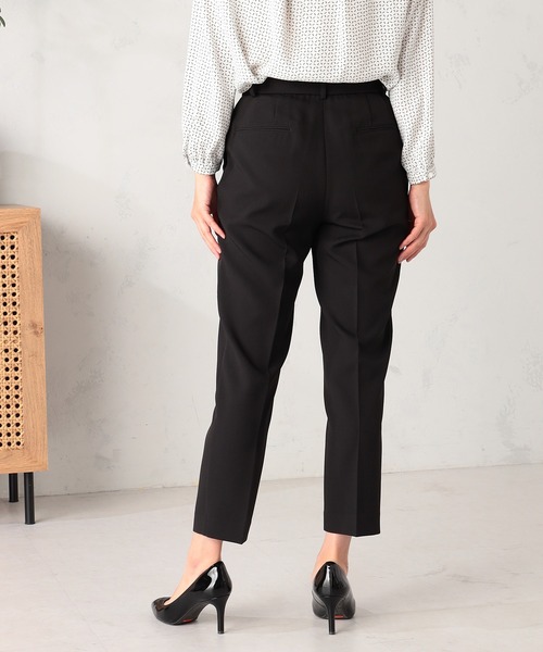 GALLORIA（ギャローリア）の「【セットアップで着られる】キレメクテーパードパンツ（その他パンツ・レディース・ネイビー/ブラック/ライトベージュ・L/LL/M/S）」の6枚目の写真