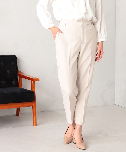 GALLORIA（ギャローリア）の「【セットアップで着られる】キレメクテーパードパンツ（その他パンツ・レディース・ネイビー/ブラック/ライトベージュ・L/LL/M/S）」の9枚目の写真