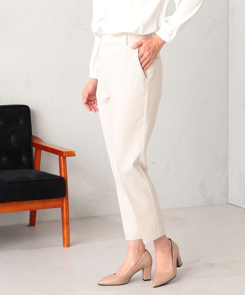 GALLORIA（ギャローリア）の「【セットアップで着られる】キレメクテーパードパンツ（その他パンツ・レディース・ネイビー/ブラック/ライトベージュ・L/LL/M/S）」の10枚目の写真