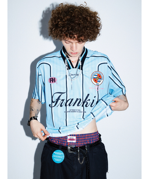 HIGHTIDEFRANKIE(ハイタイドフランキー)の「FRANKIE FC JERSEY TSHIRT BLUE(Tシャツ/カットソー・メンズ・その他・FREE)」の1枚目の写真
