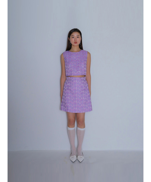 BOMNAL BOUTIQUE(ボムナルブティック)の「バイオレットスカート(スカート・レディース・その他・SMALL/MEDIUM)」の1枚目の写真