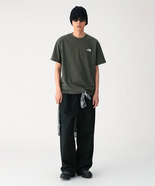 THE NORTH FACE(ザノースフェイス)の「THE NORTH FACE / S/S Back Square Traverse Logo Tee(Tシャツ/カットソー・メンズ・オリーブ/ブラック/ホワイト・MEDIUM/SMALL/X-LARGE/LARGE)」の9枚目の写真
