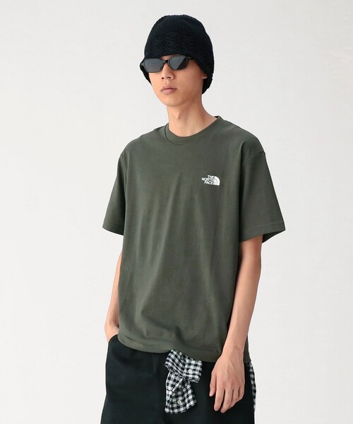 THE NORTH FACE(ザノースフェイス)の「THE NORTH FACE / S/S Back Square Traverse Logo Tee(Tシャツ/カットソー・メンズ・オリーブ/ブラック/ホワイト・MEDIUM/SMALL/X-LARGE/LARGE)」の11枚目の写真