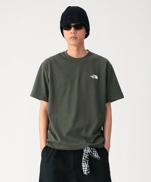 THE NORTH FACE(ザノースフェイス)の「THE NORTH FACE / S/S Back Square Traverse Logo Tee(Tシャツ/カットソー・メンズ・オリーブ/ブラック/ホワイト・MEDIUM/SMALL/X-LARGE/LARGE)」の12枚目の写真