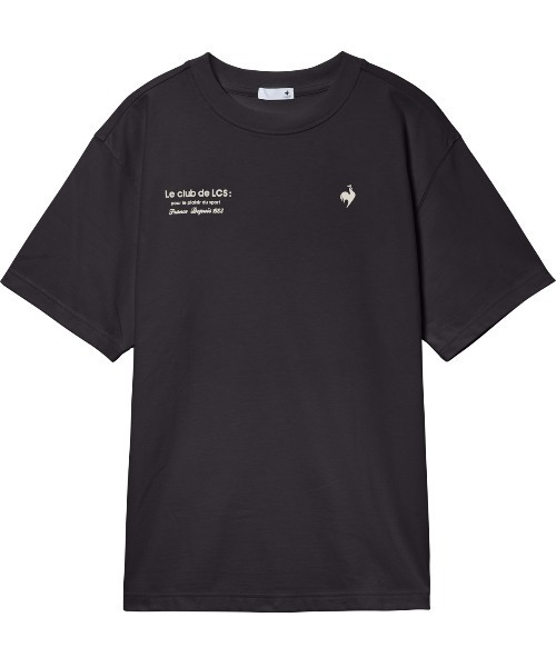 le coq sportif（ルコックスポルティフ）の「【le coq sportif/ルコック】バックプリント吸水速乾半袖Tシャツ（Tシャツ/カットソー・メンズ・カーキ/ブラック/ホワイト・L/M/XL）」の2枚目の写真