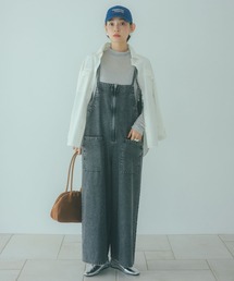 studio CLIP | ダブルフロントデニムサロペット[プチサイズあり]《CLIP denim》(サロペット/オーバーオール)