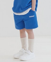 PIANER KIDS（ピアネールキッズ）の「ロゴ刺繍スウェットショーツ（コバルトブルー）（その他パンツ）」