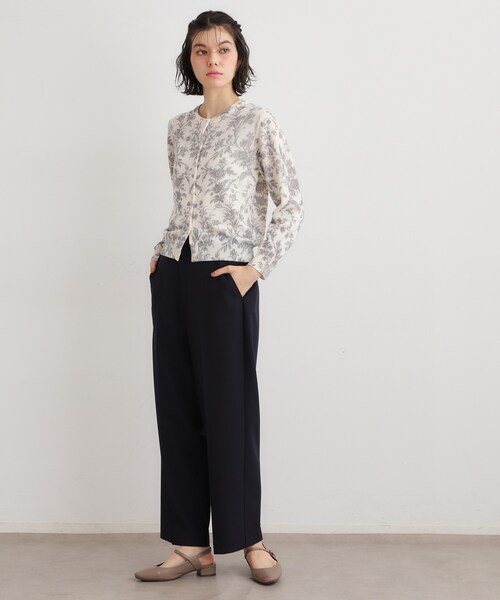 LAURA ASHLEY(ローラアシュレイ)の「【洗える/ウエストゴム仕様】カラーストレートパンツ(その他パンツ・レディース・オフホワイト/ピンク/ネイビー・38/40)」の10枚目の写真