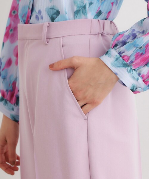 LAURA ASHLEY(ローラアシュレイ)の「【洗える/ウエストゴム仕様】カラーストレートパンツ(その他パンツ・レディース・オフホワイト/ピンク/ネイビー・38/40)」の21枚目の写真
