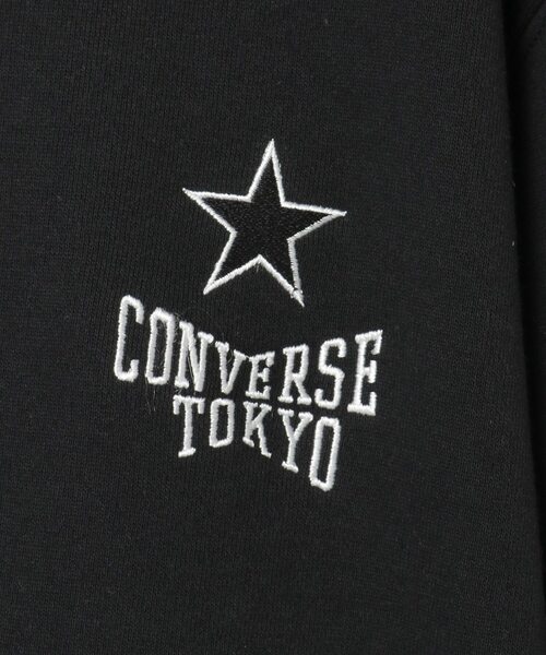 CONVERSE TOKYO（コンバーストウキョウ）の「ONEPOINT STAR★ EMBROIDERED SWEAT（スウェット・レディース・ホワイト/サックスブルー/ブラック・MEDIUM/SMALL）」の14枚目の写真