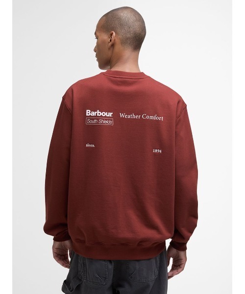 Barbour(バブアー)の「Firbank クルーネック スウェット(スウェット・メンズ・ブラック/レッド・SMALL/MEDIUM/LARGE)」の5枚目の写真