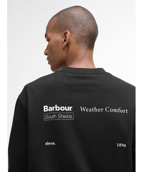 Barbour(バブアー)の「Firbank クルーネック スウェット(スウェット・メンズ・ブラック/レッド・SMALL/MEDIUM/LARGE)」の12枚目の写真