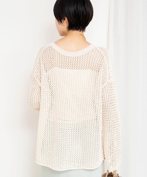 NOLLEY'S（ノーリーズ）の「《手洗い可能》ペーパーヤーンメッシュプル