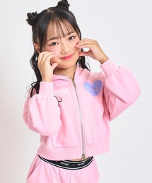 ANAP kids | ネコ耳付　スウェットジップパーカー【別売りセットアップ】(パーカー)