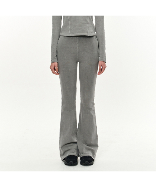 KIMZISU（キムジス）の「Patch Slim Lounge Pants _ Light Grey（スウェットパンツ・レディース・その他・S/M）」の2枚目の写真