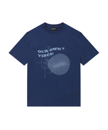 WOOALONG | Vibe T-shirt - BLUE(Tシャツ/カットソー)