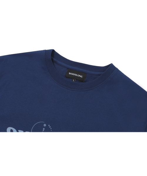 WOOALONG(ウアロン)の「Vibe T-shirt - BLUE(Tシャツ/カットソー・レディース・その他・M/S/L)」の3枚目の写真