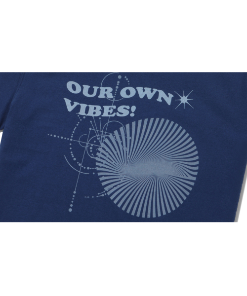 WOOALONG(ウアロン)の「Vibe T-shirt - BLUE(Tシャツ/カットソー・レディース・その他・M/S/L)」の4枚目の写真