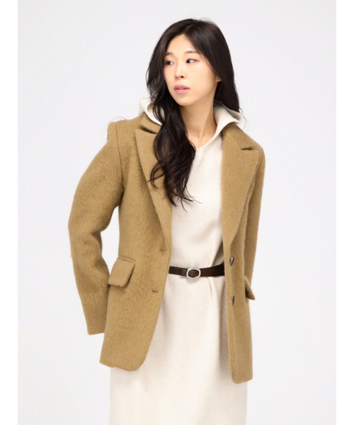 ACUD(アクド)の「Alpaca Fur Jacket Coat _Beige(その他アウター・レディース・ベージュ・M/S)」の4枚目の写真