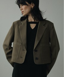 ブランド古着】anuke｜アンヌークのテーラードジャケット（ブラウン