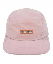 RUNDS（ランディエス）の「スローガンキャンプキャップ（ピンク）（キャップ）」