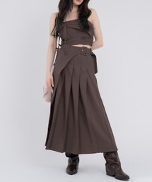 mellowneon（メロウネオン）の「ビスチェプリーツスカートセットアップ（セットアップ）」