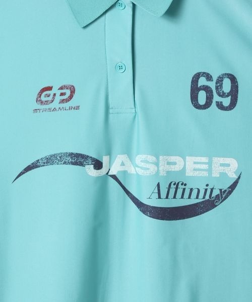 JEANASIS（ジーナシス）の「サイクルポロLS/647640（ポロシャツ・レディース・ブルー系その他/スミクロ・FREE）」の10枚目の写真