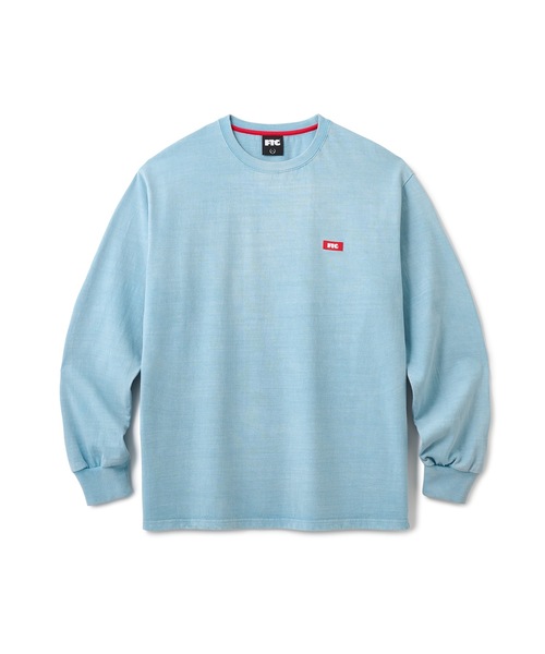 FTC（エフティーシー）の「PIGMENT DYED SMALL LOGO L/S TOP（Tシャツ/カットソー・メンズ・ホワイト/ブラウン/ブルー/ブラック・SMALL/MEDIUM/LARGE/X-LARGE）」の4枚目の写真