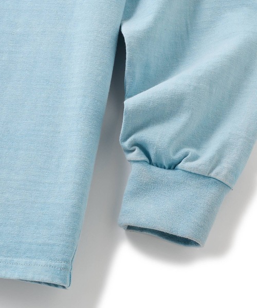 FTC（エフティーシー）の「PIGMENT DYED SMALL LOGO L/S TOP（Tシャツ/カットソー・メンズ・ホワイト/ブラウン/ブルー/ブラック・SMALL/MEDIUM/LARGE/X-LARGE）」の12枚目の写真