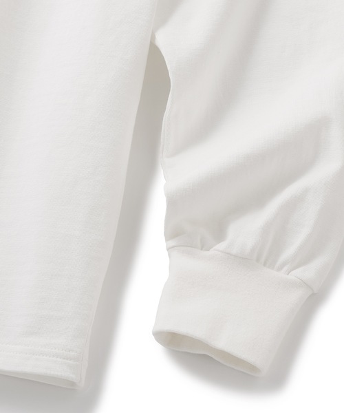FTC（エフティーシー）の「PIGMENT DYED SMALL LOGO L/S TOP（Tシャツ/カットソー・メンズ・ホワイト/ブラウン/ブルー/ブラック・SMALL/MEDIUM/LARGE/X-LARGE）」の6枚目の写真