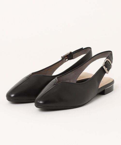 ing（イング）の「センターシームバックベルトパンプス（パンプス・レディース・ブラック/ゴールド/アイボリー・24.5cm/24cm/23.5cm/23cm/22.5cm）」の21枚目の写真