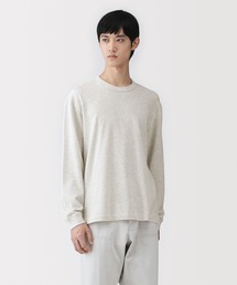 MUJI Labo | 〔MUJI Labo〕紳士 昔ながらの製法で編み立てたミニ裏毛クルーネック長袖Tシャツ(Tシャツ/カットソー)